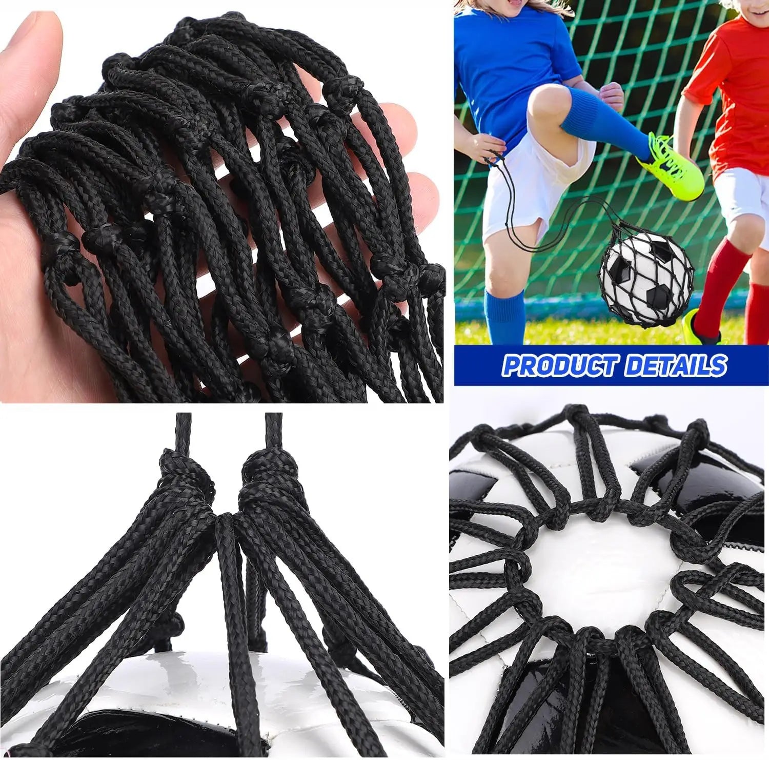Soccer Kick Trainer – Elastic Juggling Strap for Size 3–5 Balls