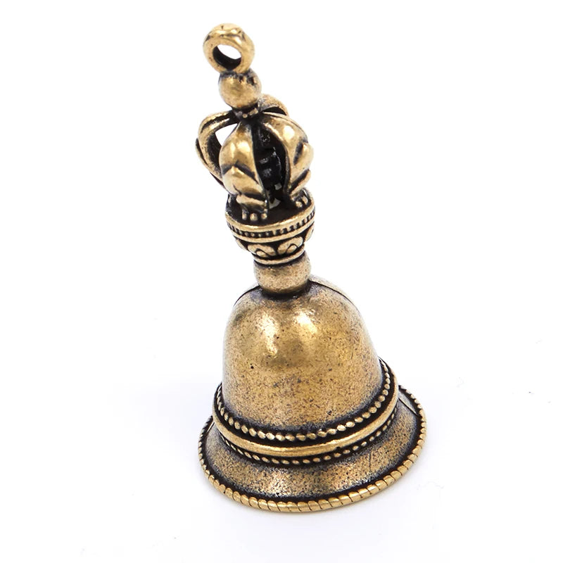 Brass Handicraft die-casting Wind Bell Tibetan Bronze Bell Metal Antique Bell Feng Shui Metal Wind Chime Fortune Jingle Bell Zpaxo