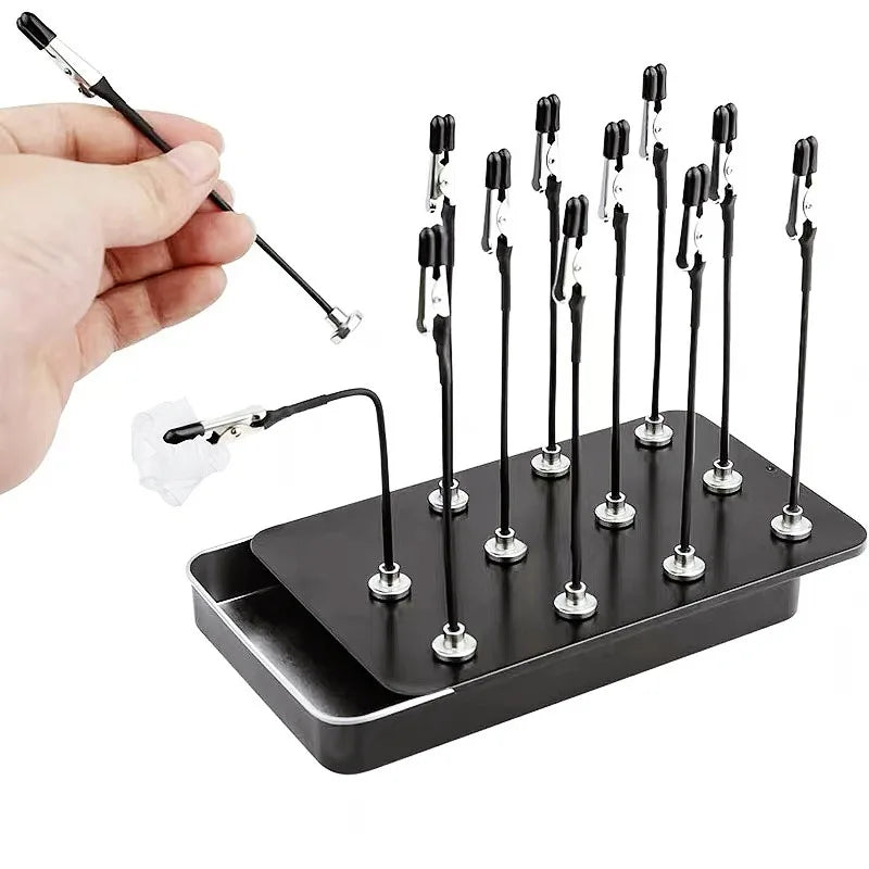 Soldering Third Hand Strong Magnetic Base Flexible Arms PCB Holder