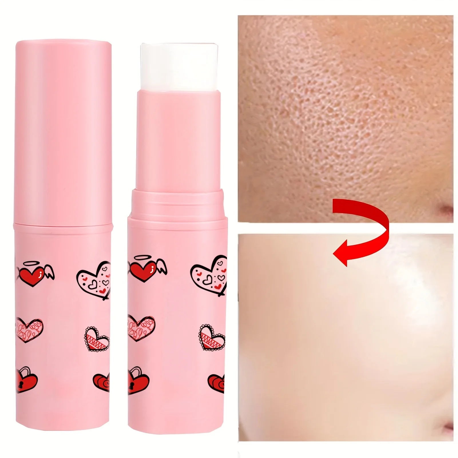 Invisible Pore Cream Moisturizing Facial Matte Prime Invisible Pore Primer Stick Smooth Brighten Face Skin Oil Control Zpaxo