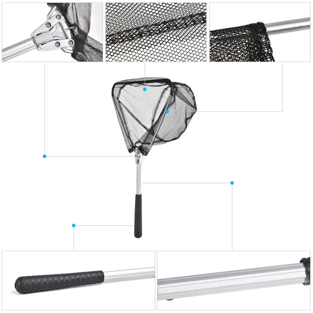 Lightweight Scoop Net Foldable Portable Fishing Brail Collapsible