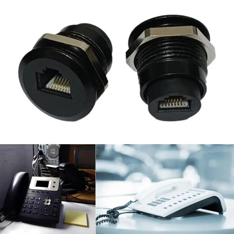 652F Industrial RJ12 6P6C Female Connectors Reinforced Design Harsh Zpaxo