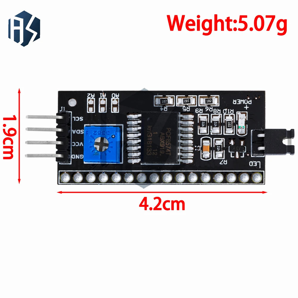 PCF8574 I2C I O Expander Module IO Expansion Board Development Zpaxo