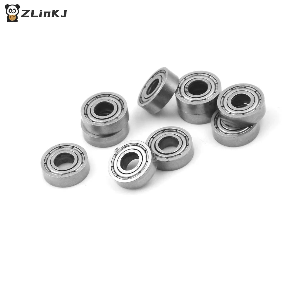 ▶10Pcs Miniature Bearing 695ZZ 695-Z Precise Durable Bearing 5x13x4mm Zpaxo