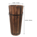 Wooden Umbrella Bucket Stands Large Capacity Storage Organizer Cane
