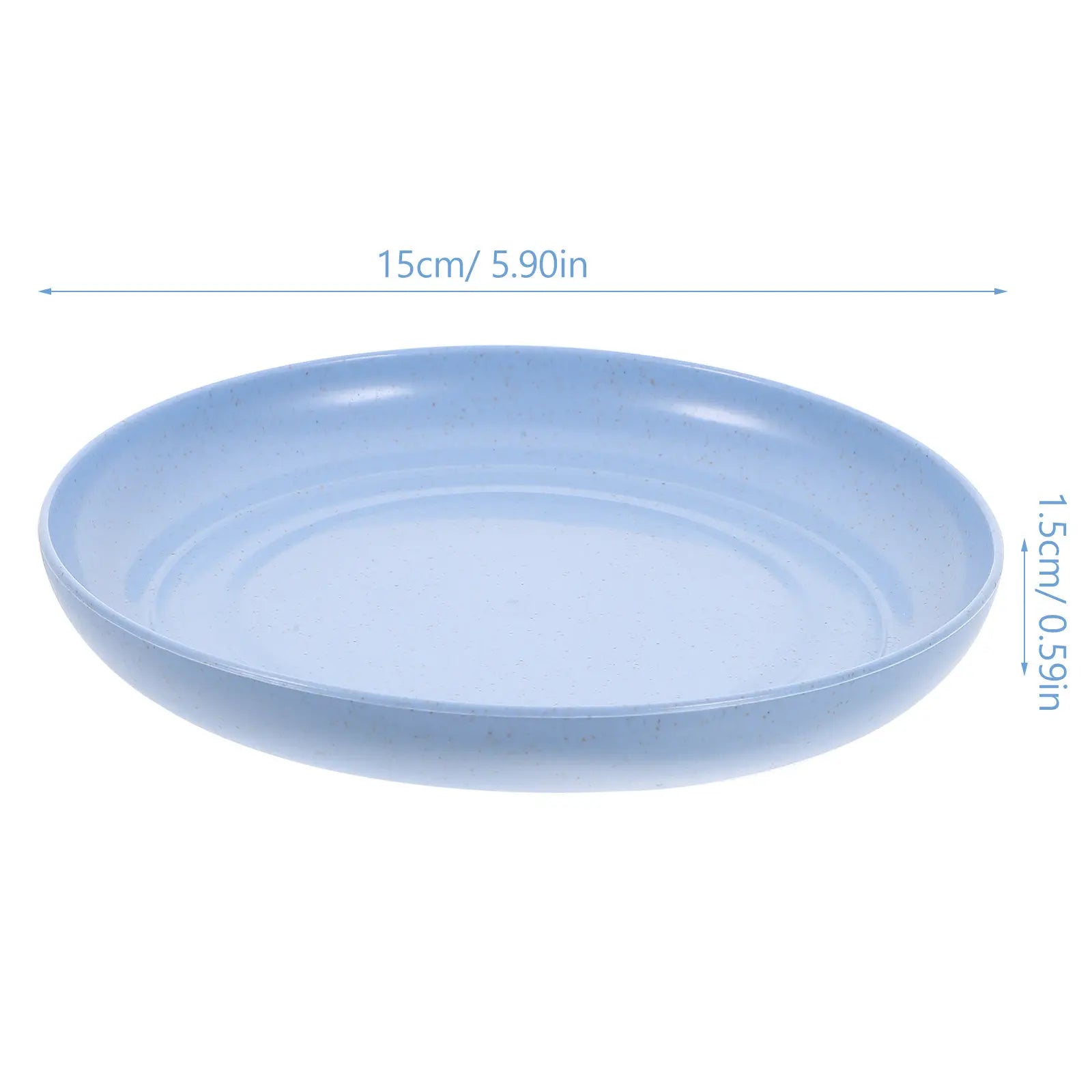 Cat Food Bowl Shallow Round Dishes Stable Easy Clean Feeding Wet Dry