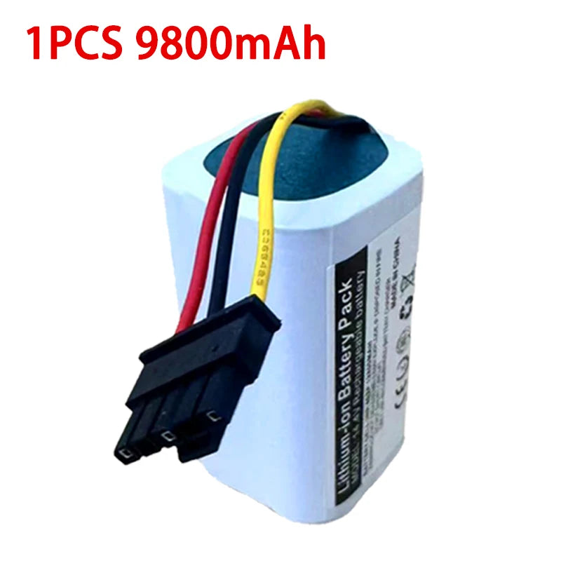 100% New Original 14.4V 12800mAh Rechargeable Li-ion Battery Pack for Xiaomi Mijia Mi Robot Vacuum Mop 2 Lite MJSTL Zpaxo 1PCS 9800mAh
