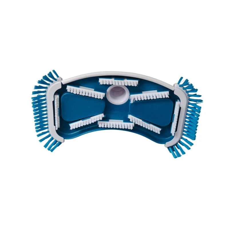 Vacuum Head with Side Brushes，Portable & Durable Plastic Design，Pool Maintenance Zpaxo