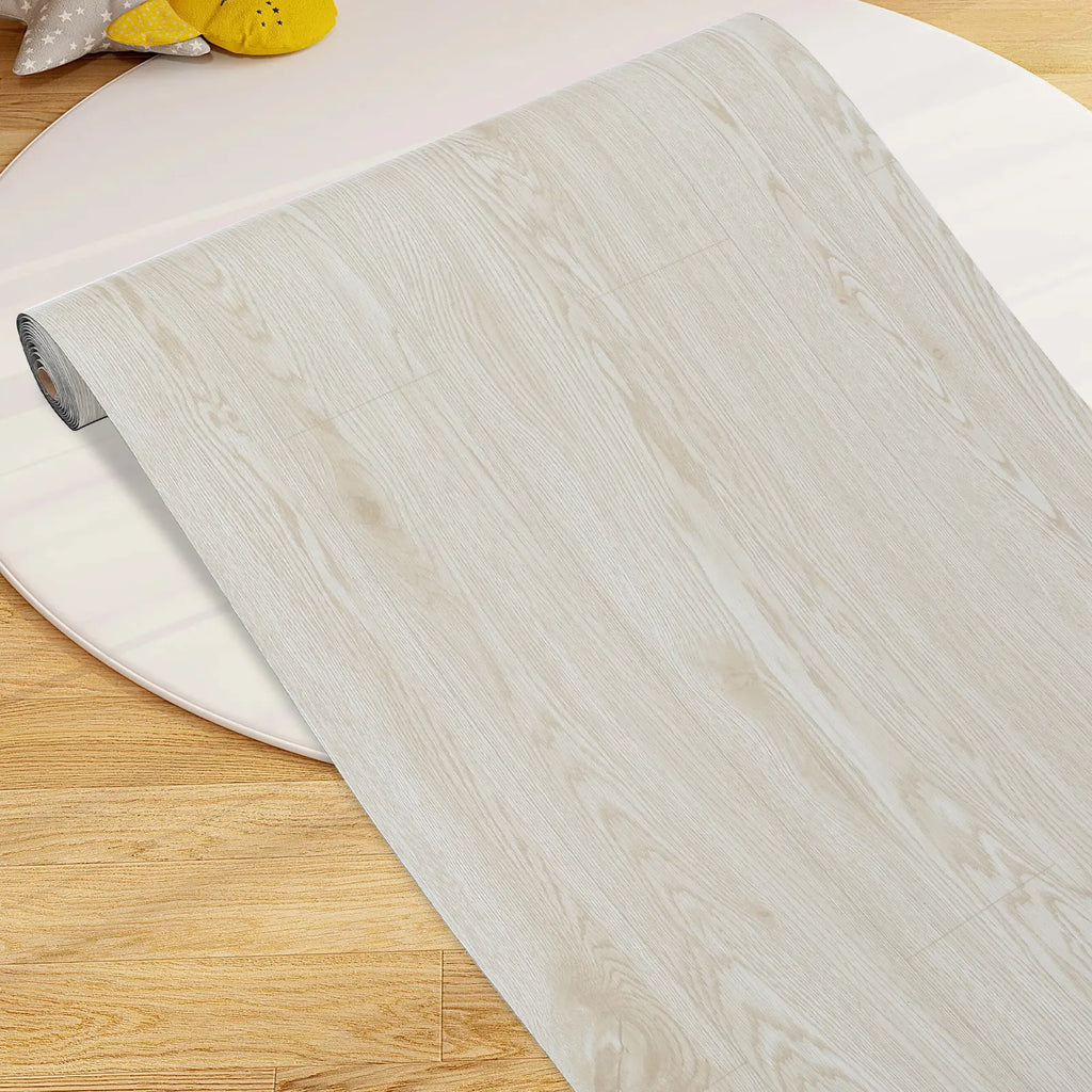 Self-adhesive PVC Flooring Roll Wear Resistant Peel Stick Floor