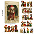 Dog Lover Advent Calendar 24 Day Countdown 2D Acrylic Charm Pendant