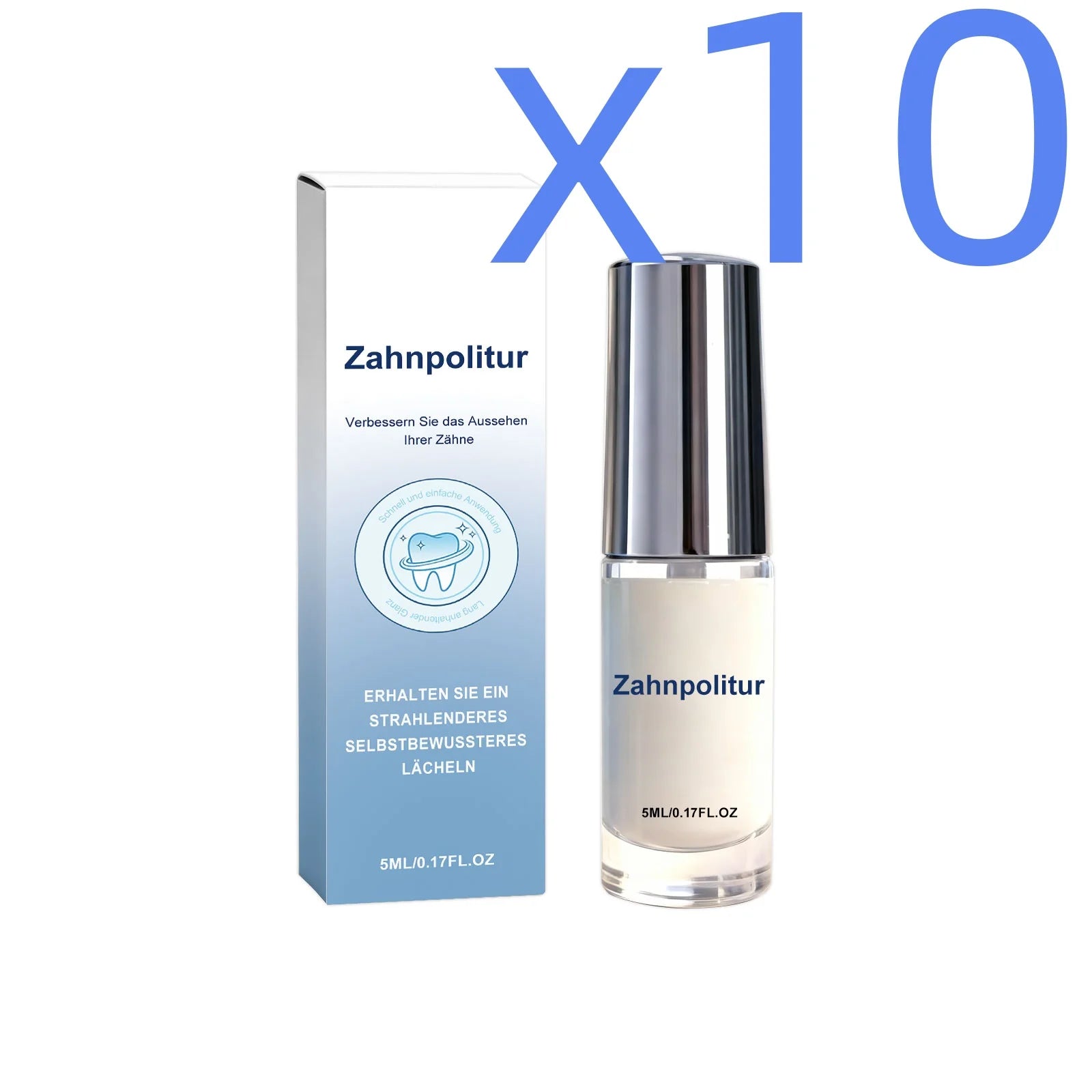 Xylitol Tooth Polish – Whiten, Brighten & Protect Enamel Teeth Whitening Polish Zpaxo 5ml Boxed X 10PCS