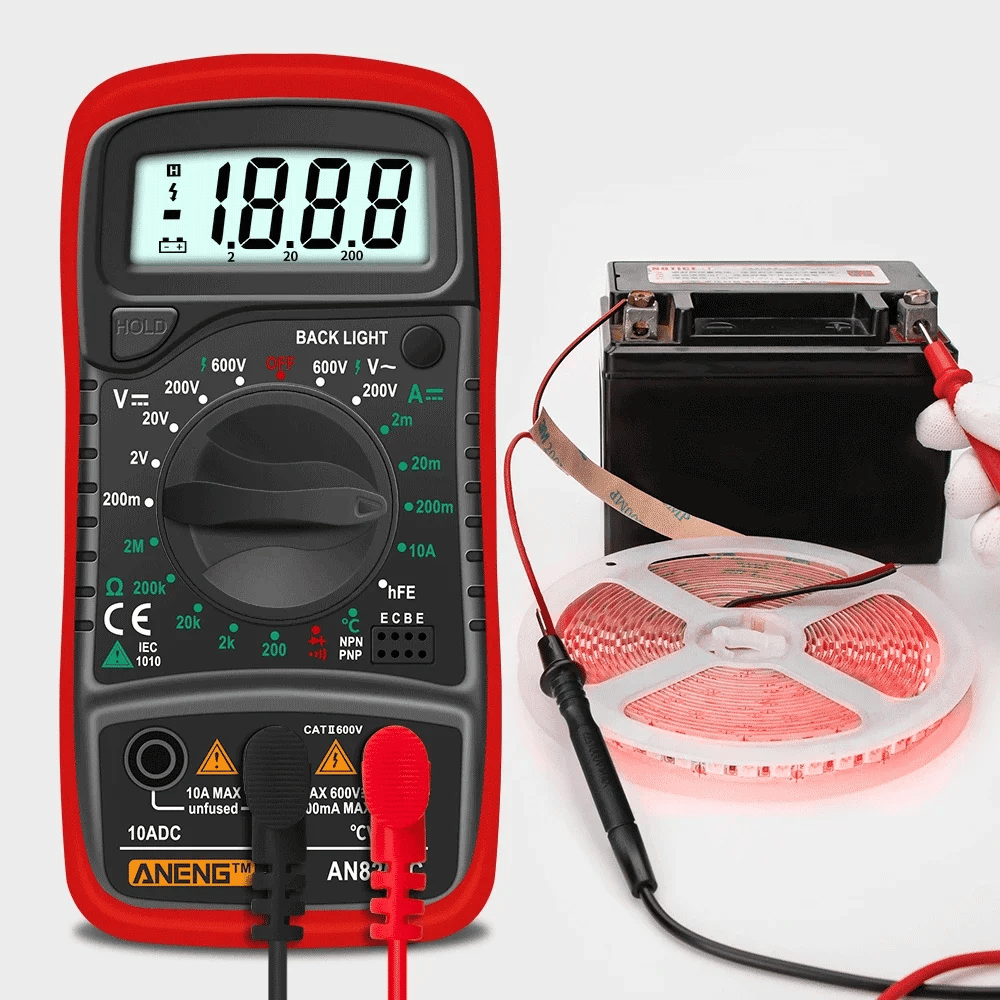 Digital Multimeter Meter Multimetro AC DC Ammeter Volt Ohm Tester