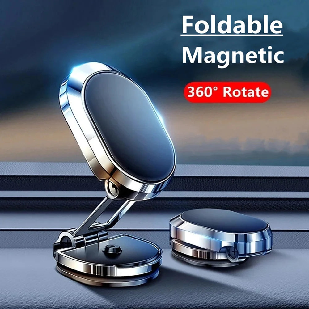 Magnetic Car Phone Holder – Foldable GPS Bracket for iPhone & Samsung Car Phone Mount Zpaxo