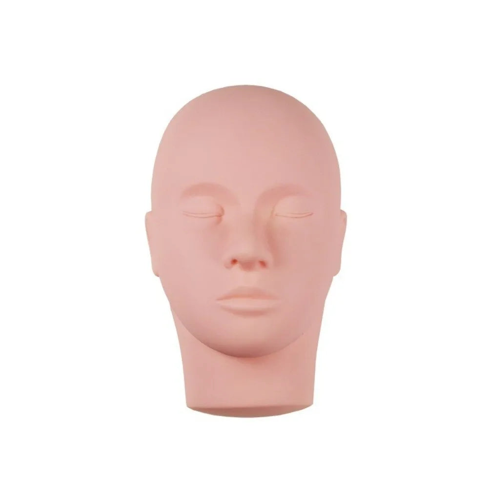Soft Eyelash Extension Practice Model Silicone Simulation Faux Man Zpaxo