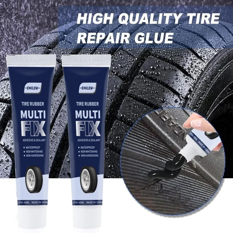 SUITU Tire Repair Gel – Non-Corrosive Rubber Adhesive for Tyres