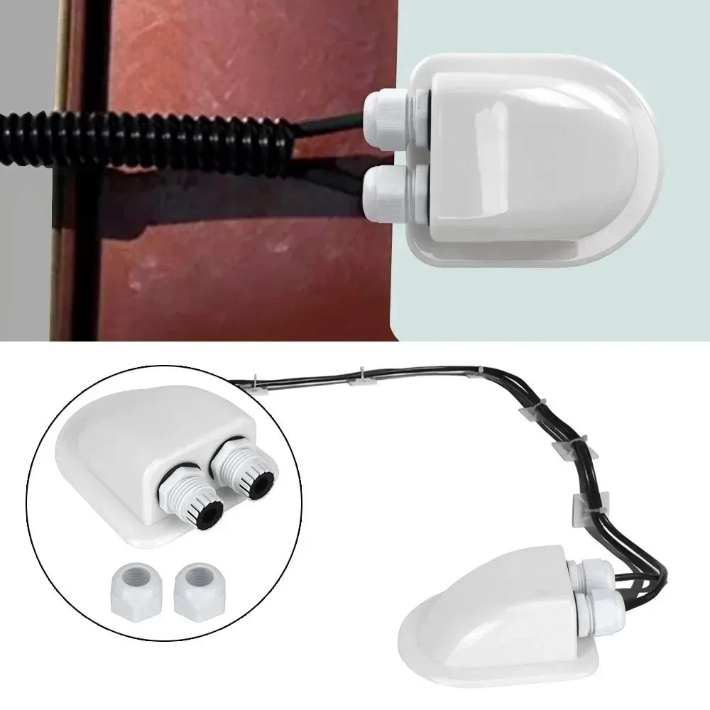 Caravan Solar Car Junction Box Cable Entry Gland Roof Wire Connector