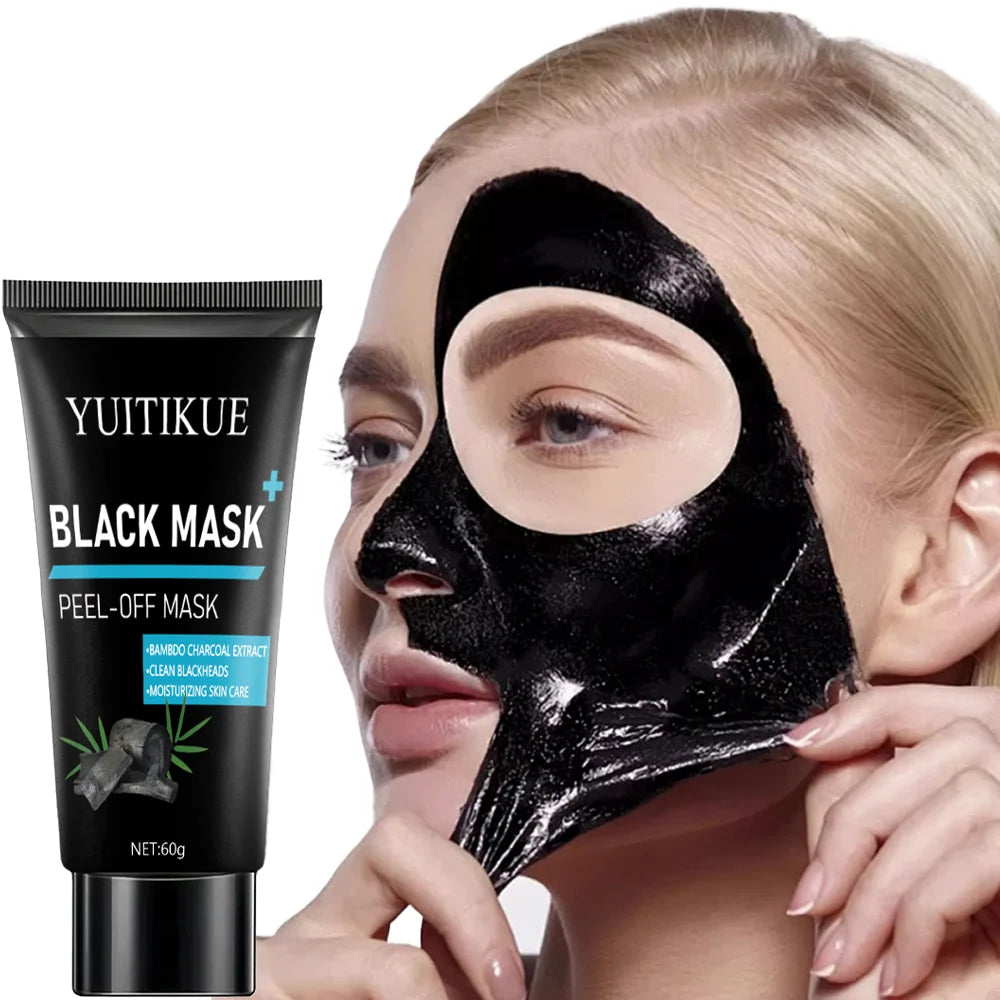 Black Peel Off Mask – Bamboo Charcoal Blackhead Remover 60g Peel Off Face Mask Zpaxo