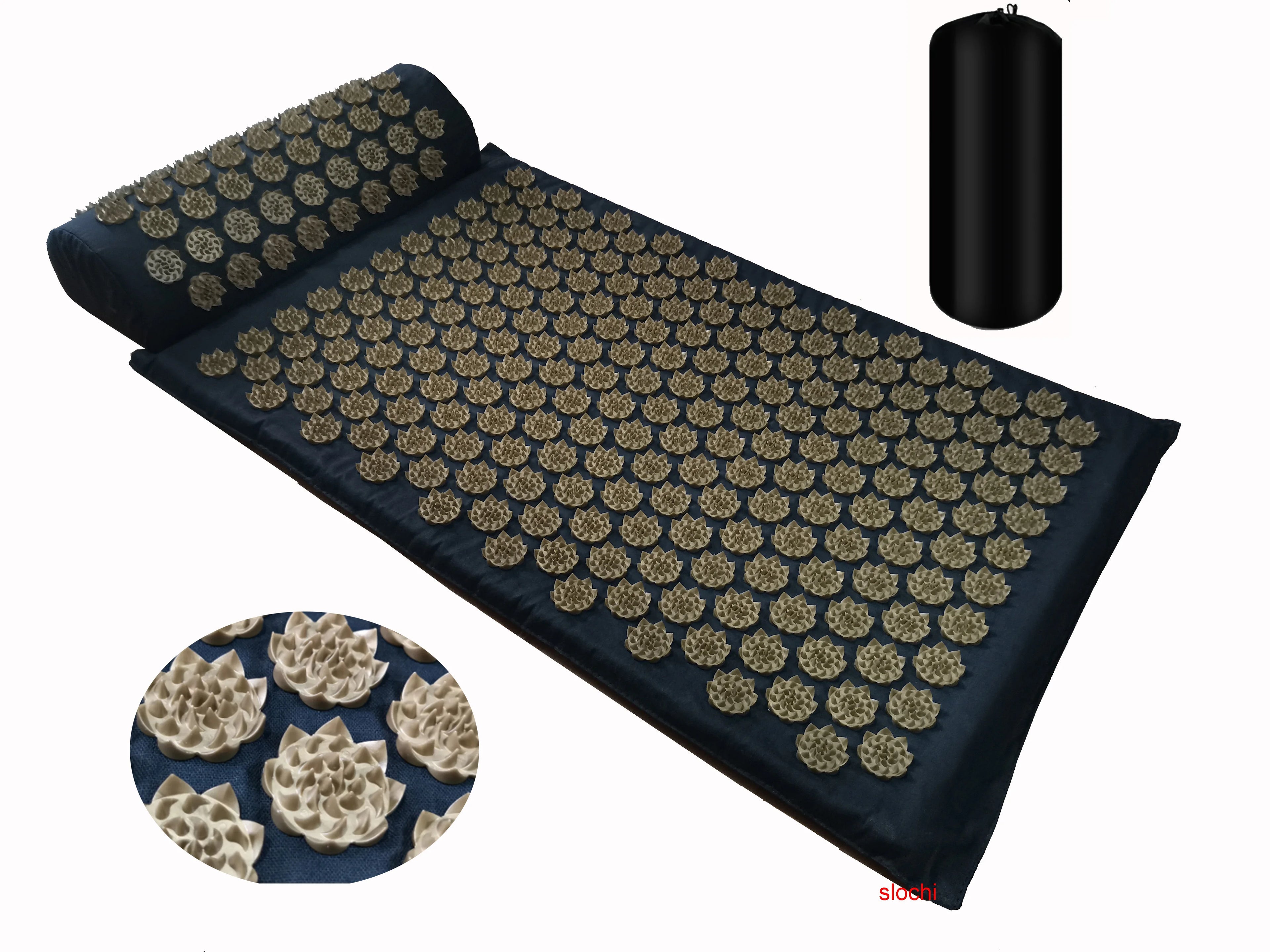 Massager Mat Shakti Mat Massage Yoga Mat Acupressure Relieve Stress Back Body Pain Spike Mat Acupuncture Massage Cushion Zpaxo