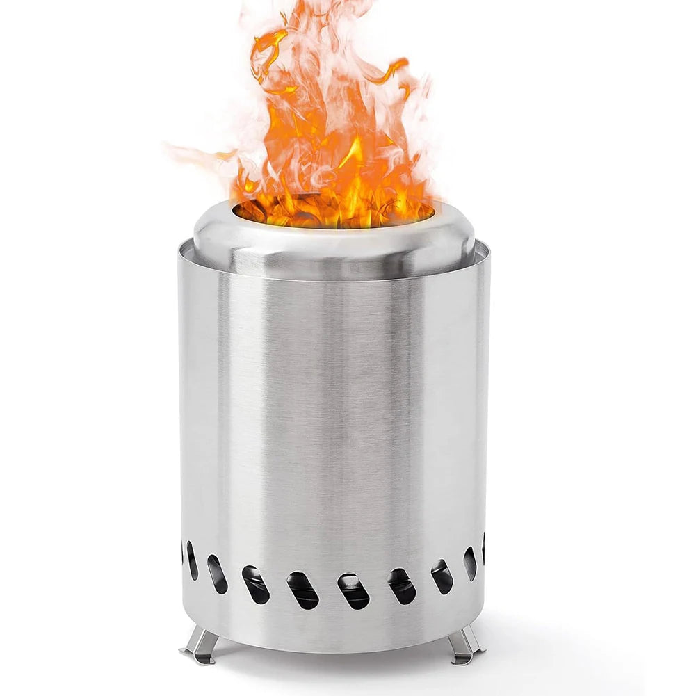 Smokeless Tabletop Fire Pit Mini Firepit Portable Stove Wood Burning