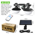 Dual Purpose Solar Pendant Light Outdoor Waterproof Floor Mounted Zpaxo JD-2215A White China Mainland