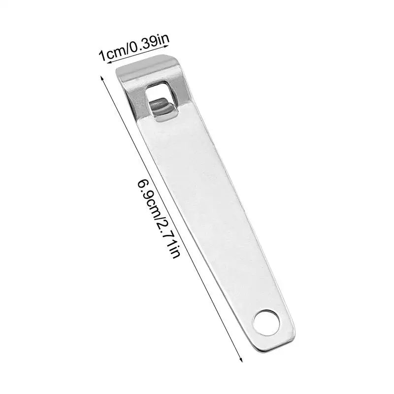 Mini Bottle Opener Multifunctional Mini Bottle Cap Remover Mini Bottle Cap Opening Tool Stainless Steel Beer Bottle Can Jar Lid Zpaxo