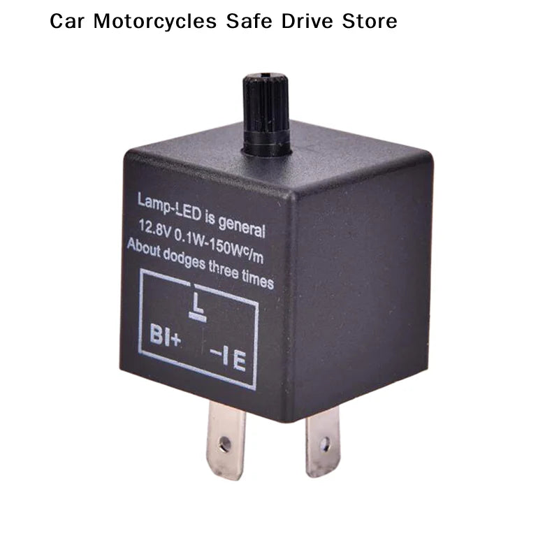12V 3pins Car Motorcycle LED Flasher Relay Electronic Universal