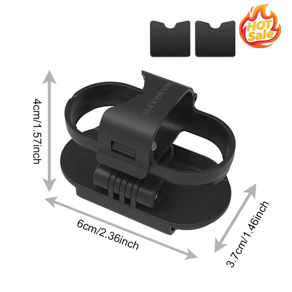 Sports Camera Mount Fixed Mount Clamp Camera Cap Holder for Insta360 GO 3/GO 3S Camera Accessories Zpaxo