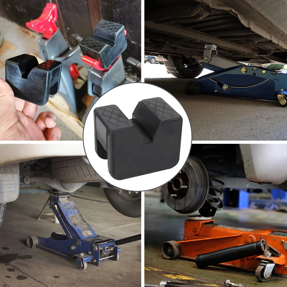 Slotted Jack Pad Car Lift Stand Frame Rail Adapter Rubber Repair Tools Zpaxo