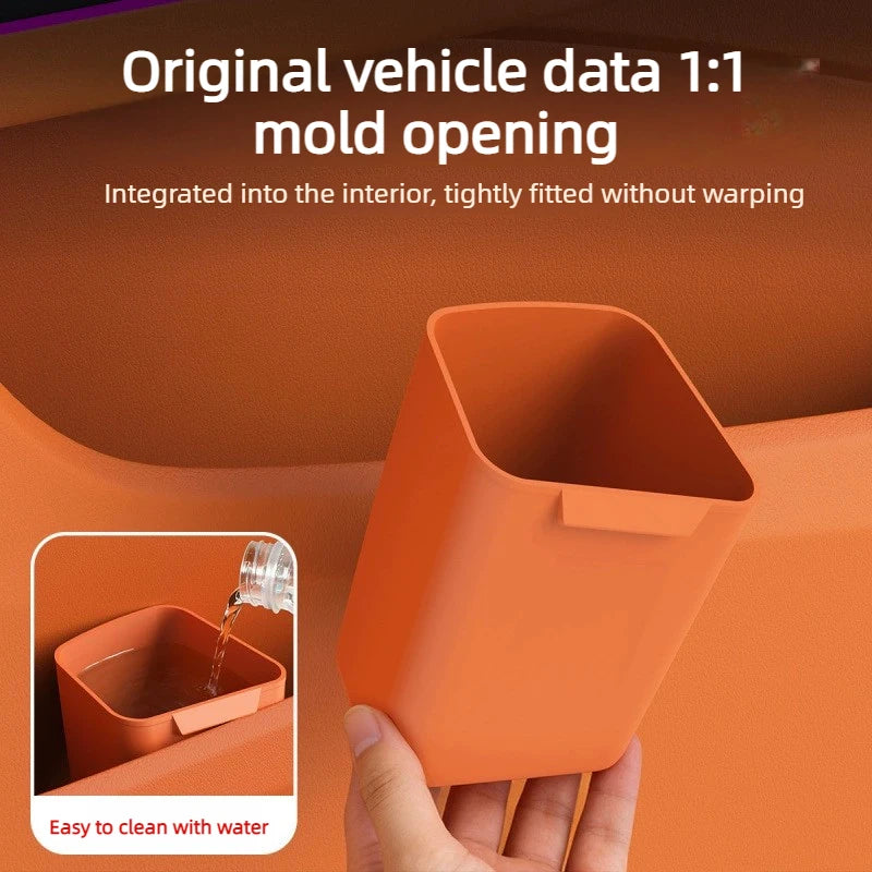 Silicone Car Door Storage Box – Trash Can & Umbrella Organizer