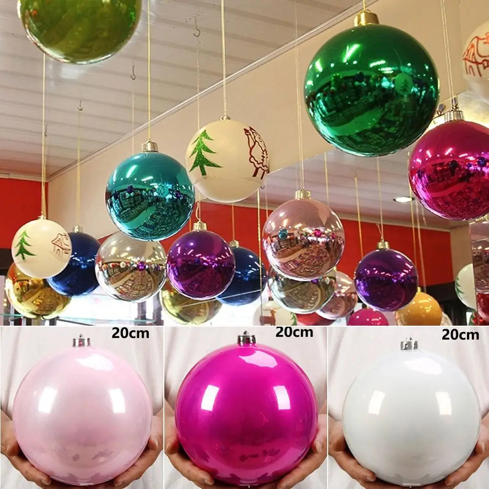 15cm Pearlescent Christmas Ball Ornament – Giant Xmas Decor Christmas Ball Ornament Zpaxo