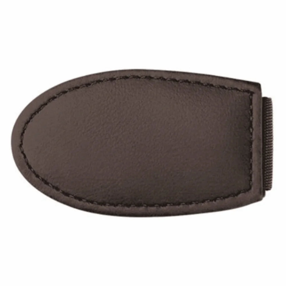 Magnetic Car Seat Belt Clip Adjustable PU Fixed Limit Stable Zpaxo Brown