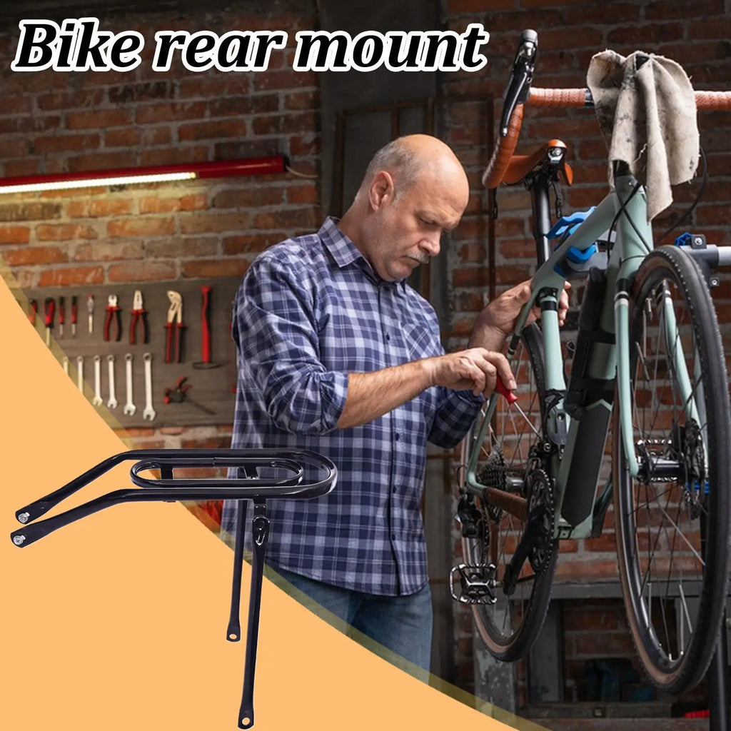 Rack Back Bike Rear Mount Carrier Luggage Lightweight Pannier