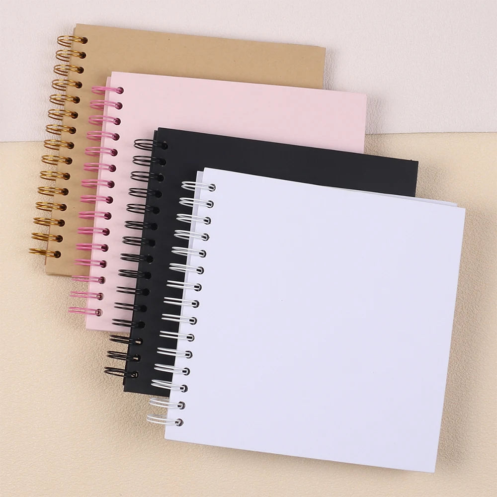 8 Inch Scrapbook Album 40 Pages Hardcover Kraft Paper Photo Album Scrap Book Memory Book for Famliy Wedding Anniversary Travel Zpaxo