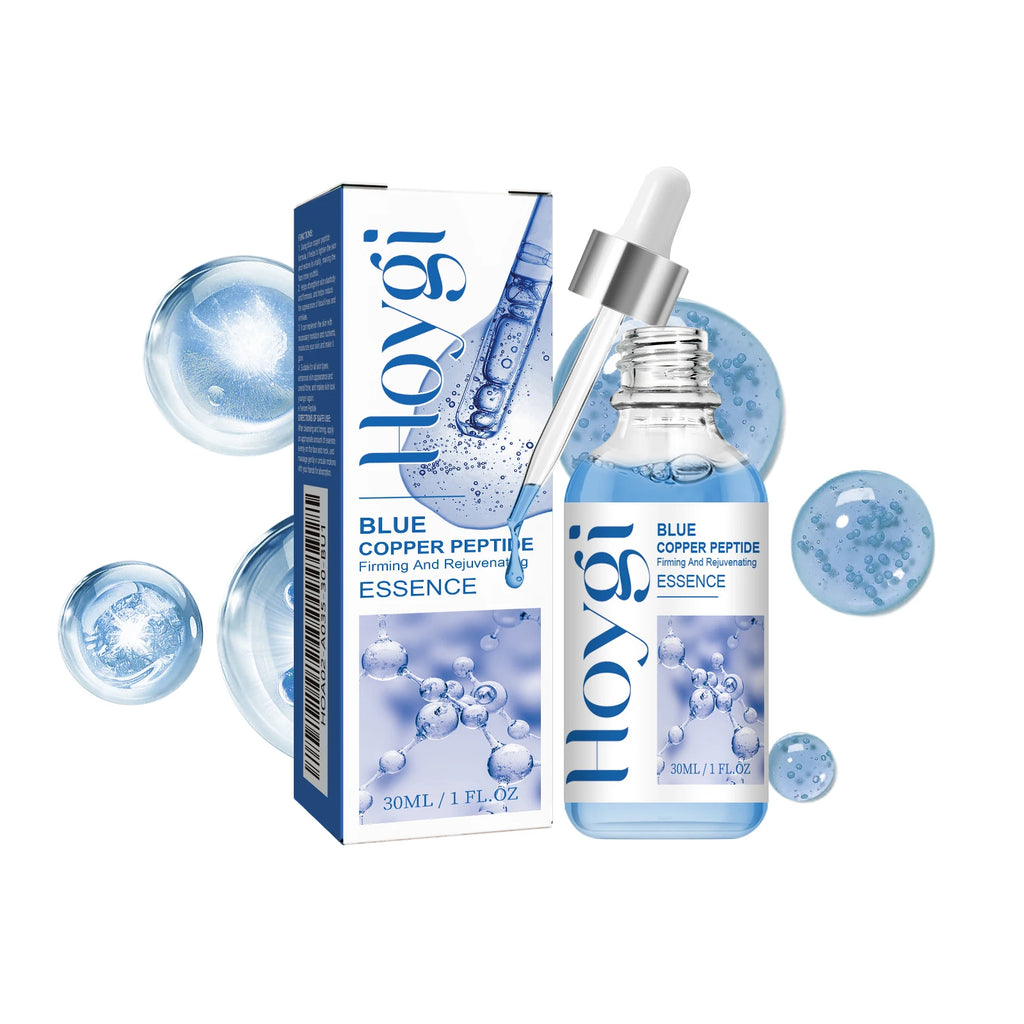 Blue Copper Peptide Anti-Aging Serum – Firming & Brightening Face Serum Zpaxo 30ml boxed