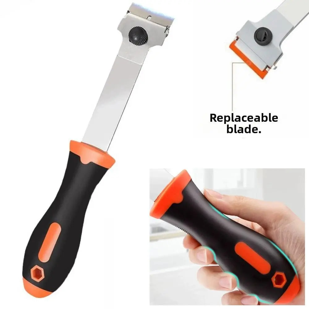 With Ergonomic Handle Paint Scraper Tool Carbide Anti-Slip Tape Paint Remover Durable Reusable Putty Scraper Zpaxo