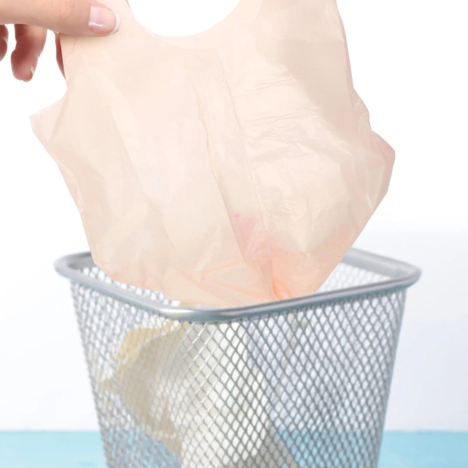 6 Rolls Small Trash Bags Cat Litter Bag Household Garbage Portable