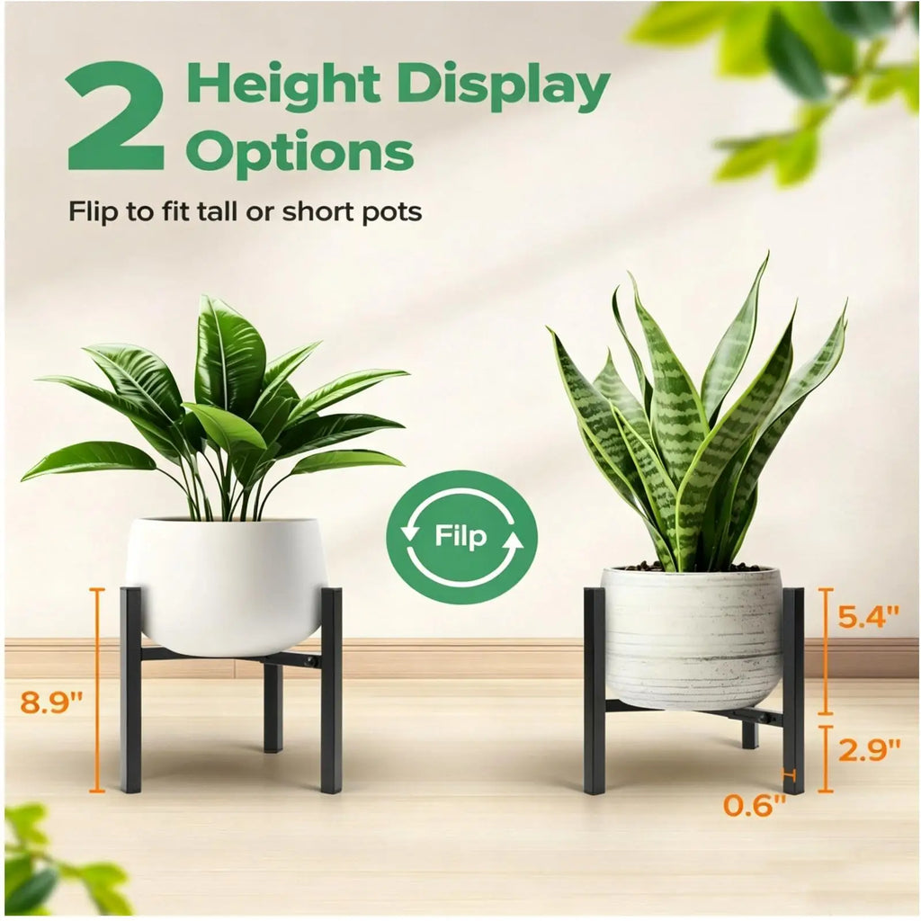 Adjustable Plant Stand Indoor Metal Triangular Holder Waterproof