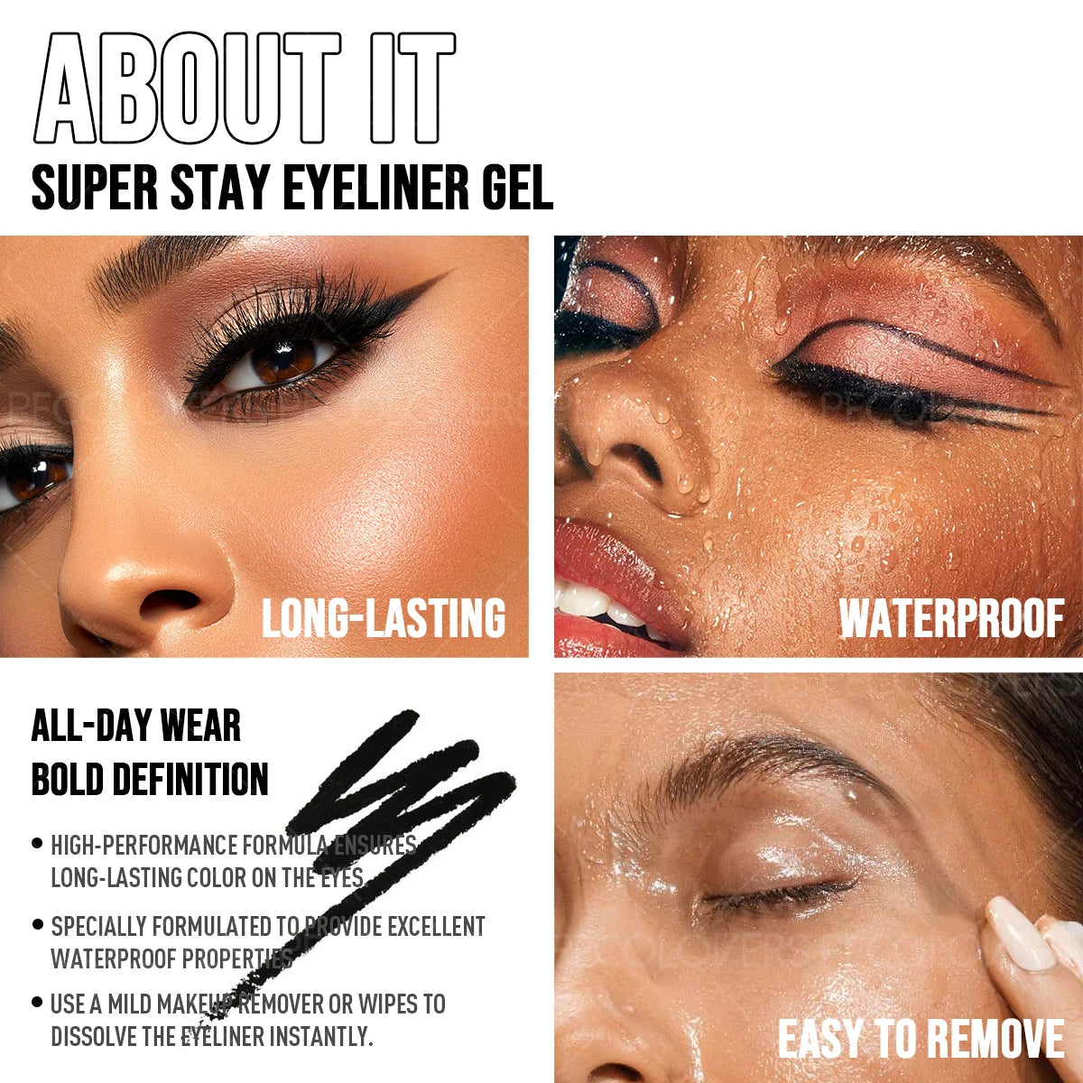 1PC Exquisite Eyeliner Pencil - Glides on Smoothly Without Any Clumping, Features a Super Fine Tip for Drawing Inner Eyeliner Zpaxo