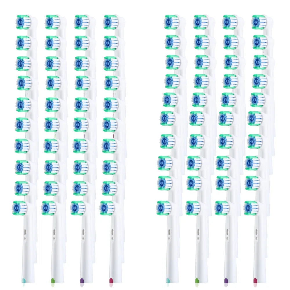 Wholesale 4/16/20/80pcs Set/lot Electric Toothbrush Head For Oral B Sensitive Replacement Brush Heads D25 D30 D32 D18 4739 3709 Zpaxo EB17Ultra 80pcs