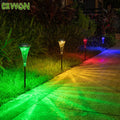 Solar Lawn Lights RGB Warm Lighting Change Mode Landscape Decorative Zpaxo 2PCS