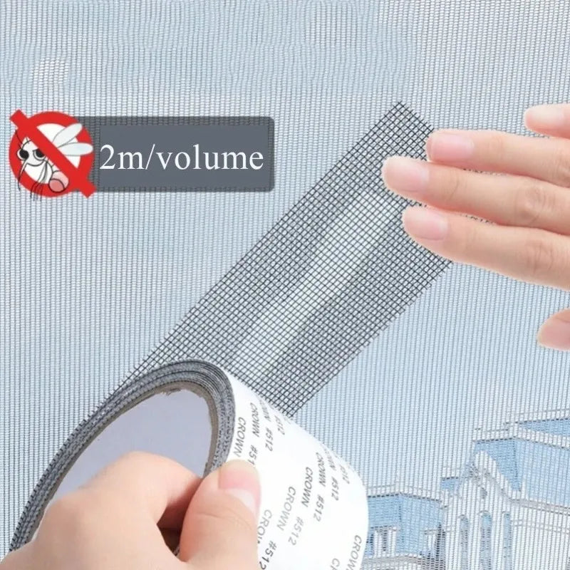 Anti-Mosquito Mesh Window Net Screen Repair Tape Patch Waterproof Self-adhesive Repair Tool Broken Hole New Zpaxo