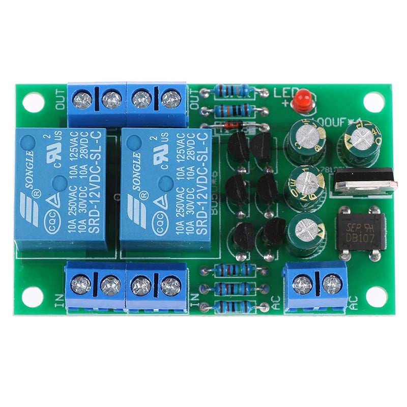 Audio Speaker Protection Board Boot Delay DC Protect Kit DIY Double Channel Zpaxo