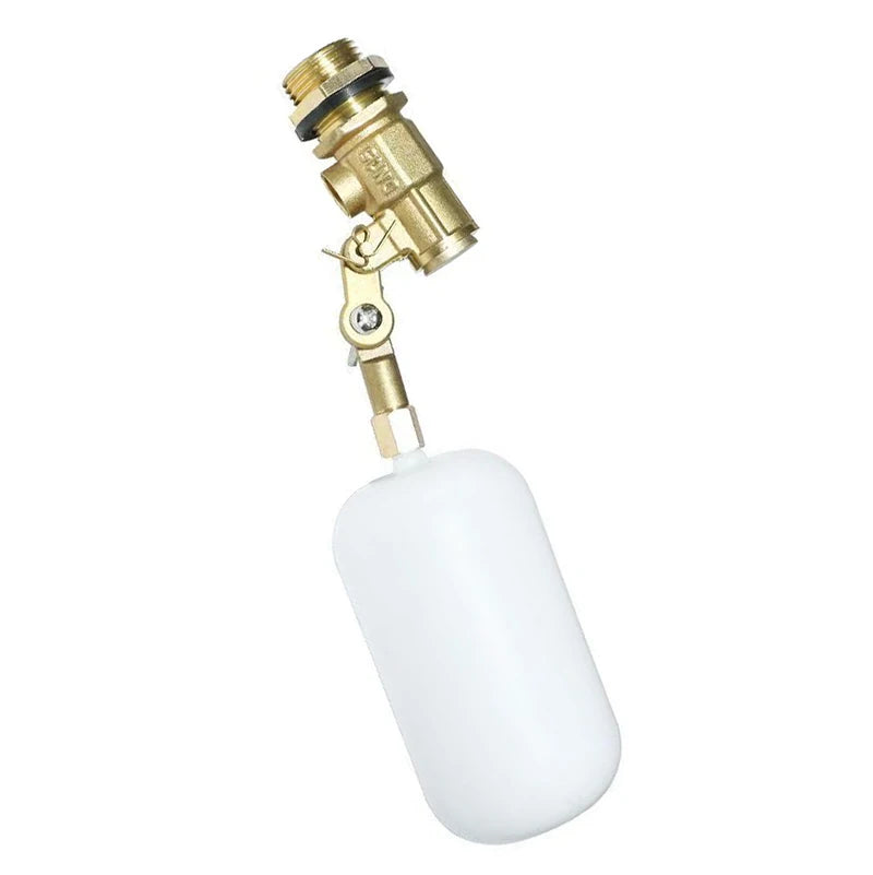 1 Brass Valve Plastic Float Water Adjustable Arm Automatic Fill Ball
