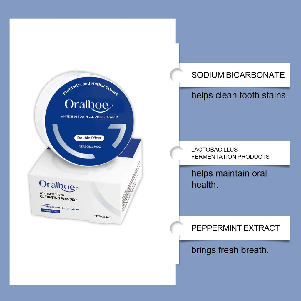 Probiotic Tooth Whitening Powder – Stain & Calculus Remover 50g Tooth Whitening Powder Zpaxo