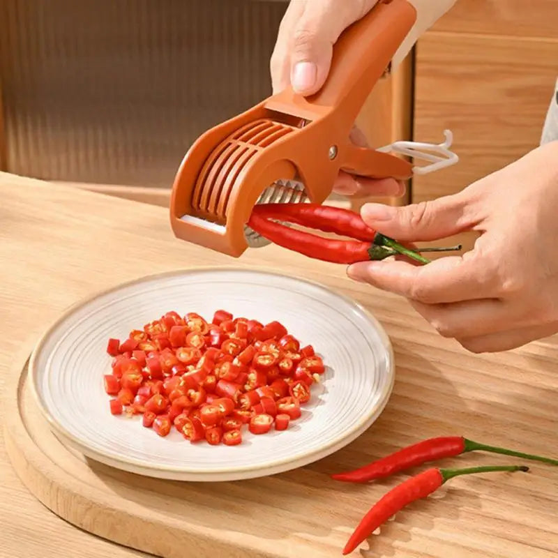 Stainless Steel Manual Slicer Fruit Vegetable Press Sausage Salad