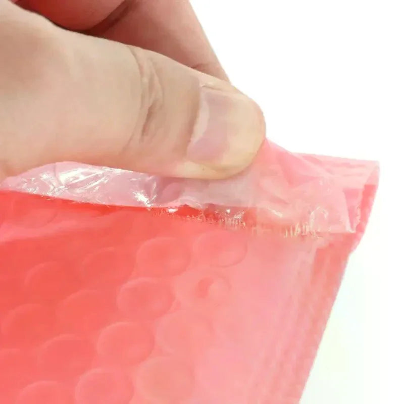 100pcs Bubble Mailers Pink Bubble Mailer Self Seal Padded Envelopes Gift Bags For Book Magazine Lined Mailer Self Seal Zpaxo