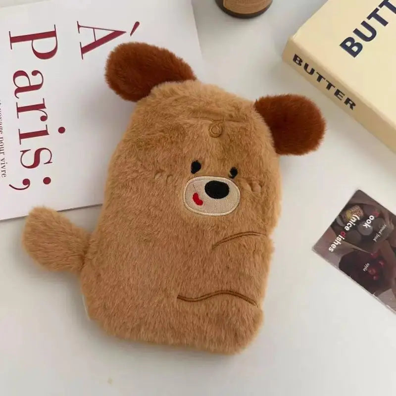 2025 Belly Warmer Thick Plush Hand Cute Cartoon Water Bottle Warm Bag Zpaxo A6