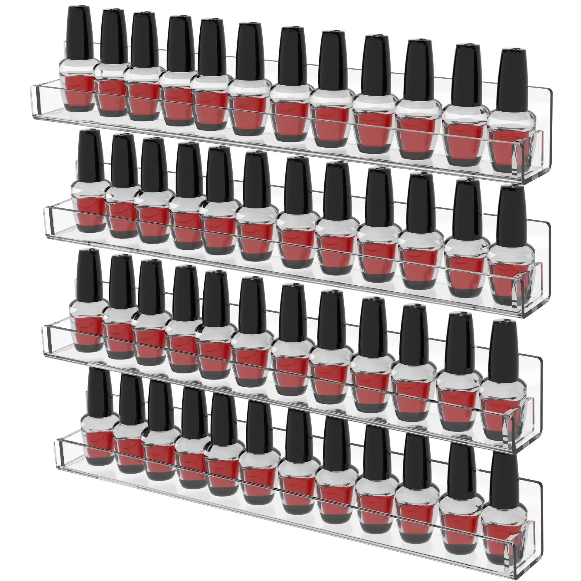 Clear Acrylic Floating Wall Shelf – Book & Display Storage