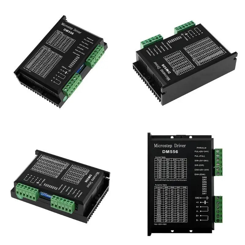 652F DM556 Digital Stepper Motor Driver 2 Phase 5.6A For 57 86 Stepper Motor Nema23 Nema34 Stepper Motor Controller Zpaxo