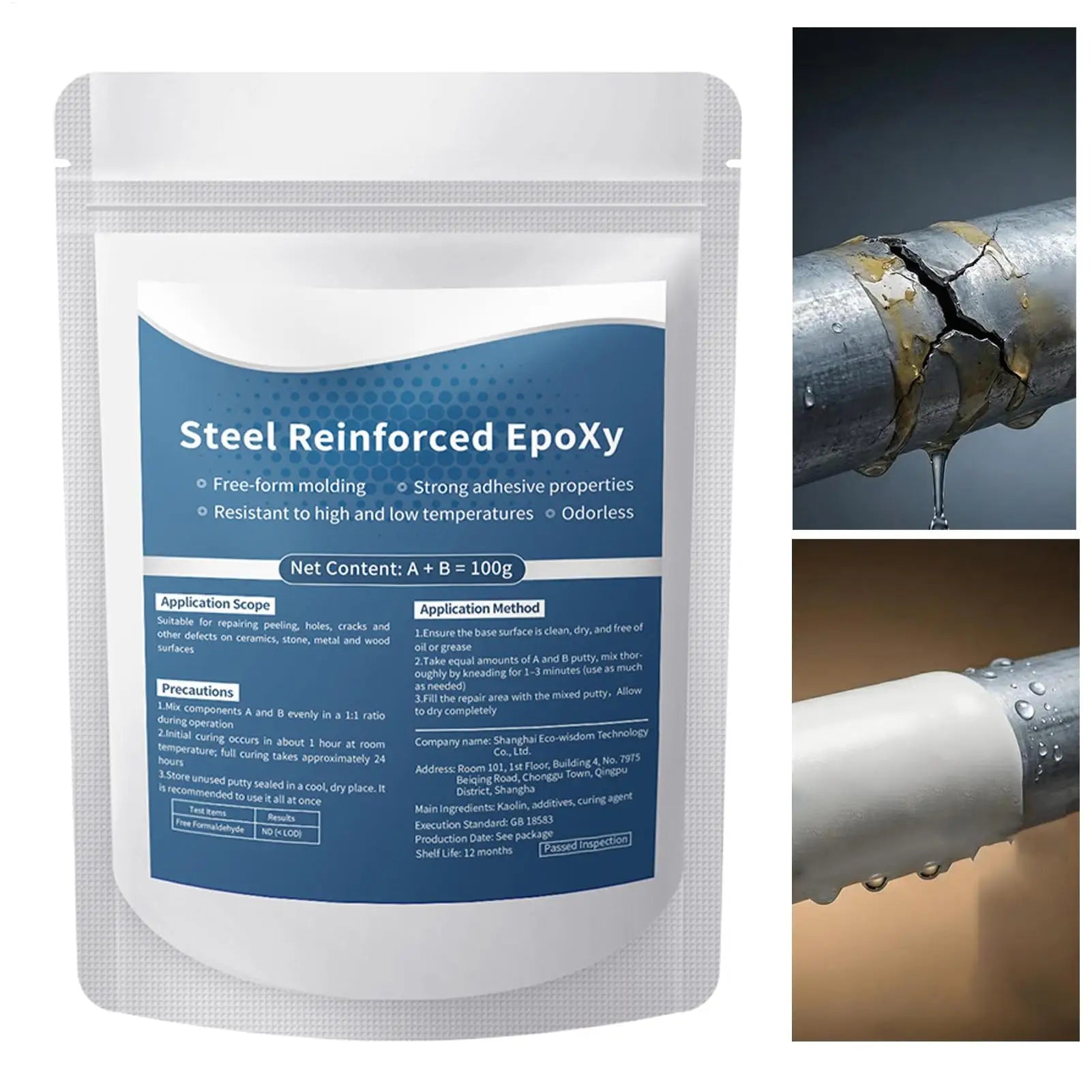Epoxy Putty Repair Clay Waterproof Heat Resistant Strength Filler